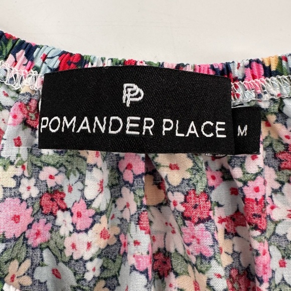 Tuckernuck Pomander Place Floral Puff Sleeve Blouse Medium - Picture 3 of 5